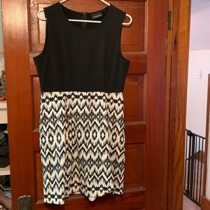 Black and white dress